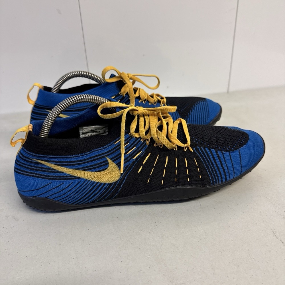 NIKE Free Hyperfeel TR Black Military Blue Laser Orange Size 11.5 Mens